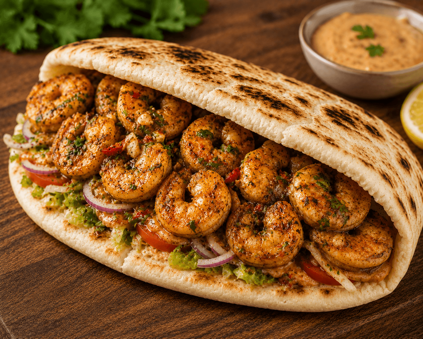 سندويش روبيان خلطه ناصر حجم صغير