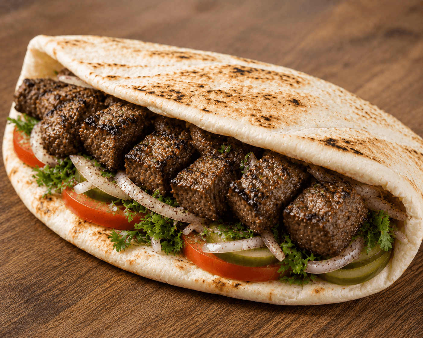 سندويش تكة لحم حجم صغير