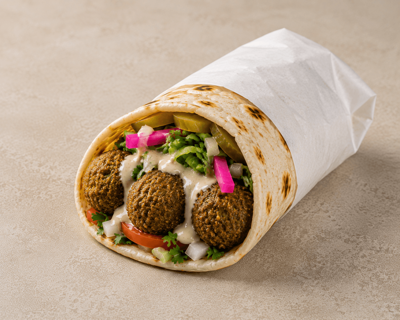 سندويش فلافل حجم صغير